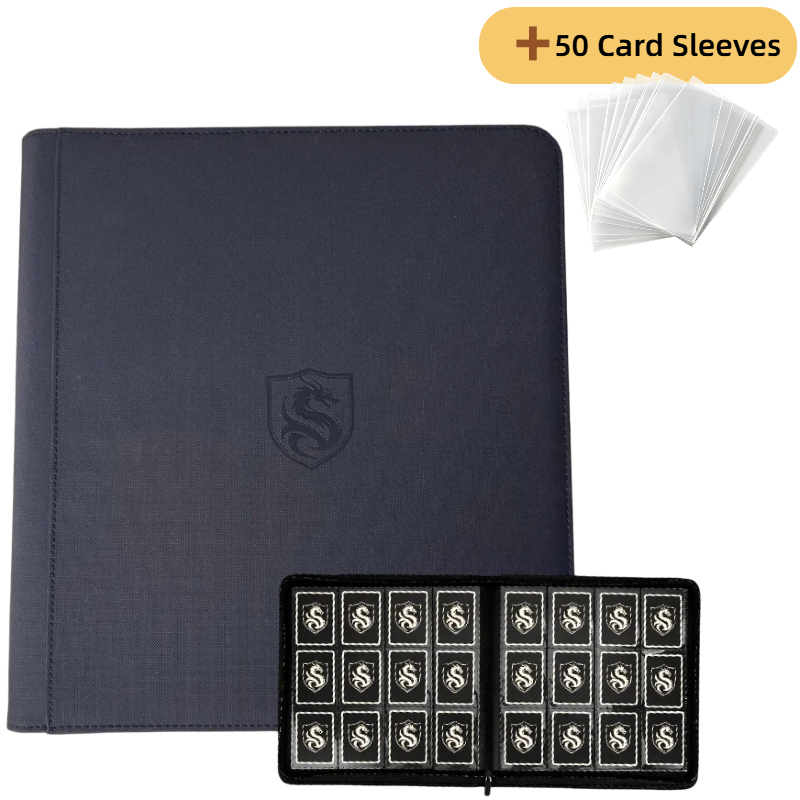Pokemon Binder Card - Premium kaartenmap met 12 vakken, 20