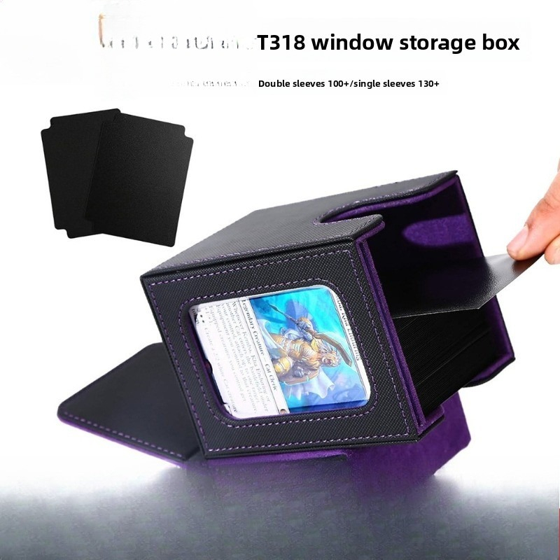 Trading Card Binder - PU Lederen Trading Card Deck Box