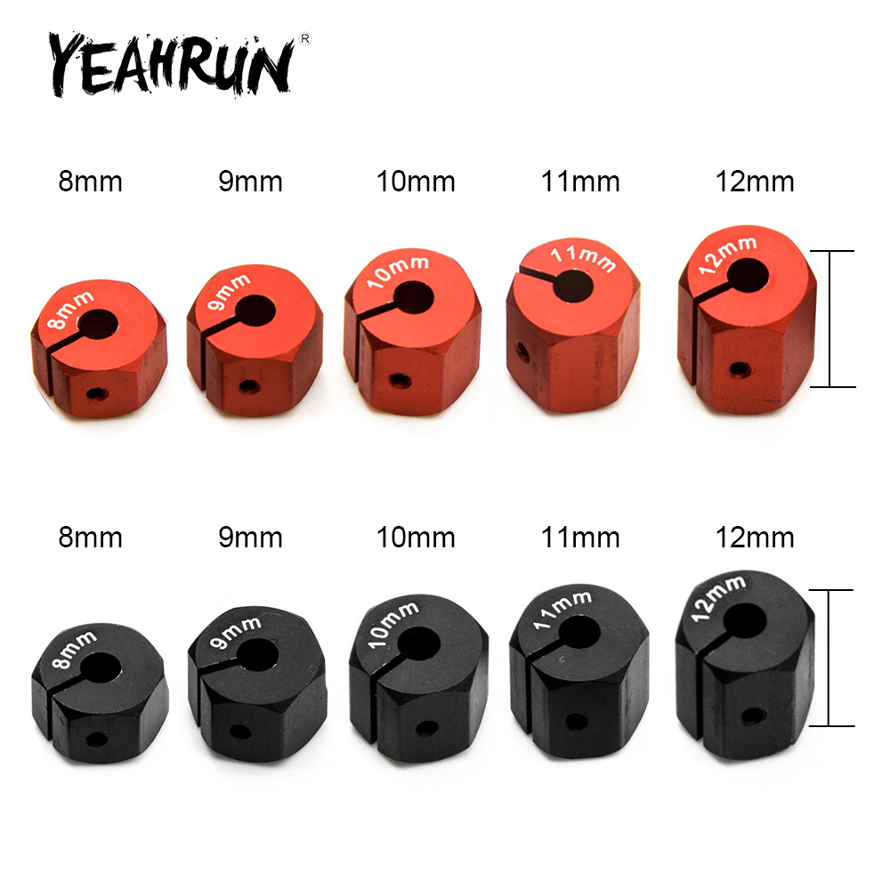 Tamiya Model Rc Car - YEAHRUN 4 Stuks Aluminium 8/9/10/11/12mm Dikte