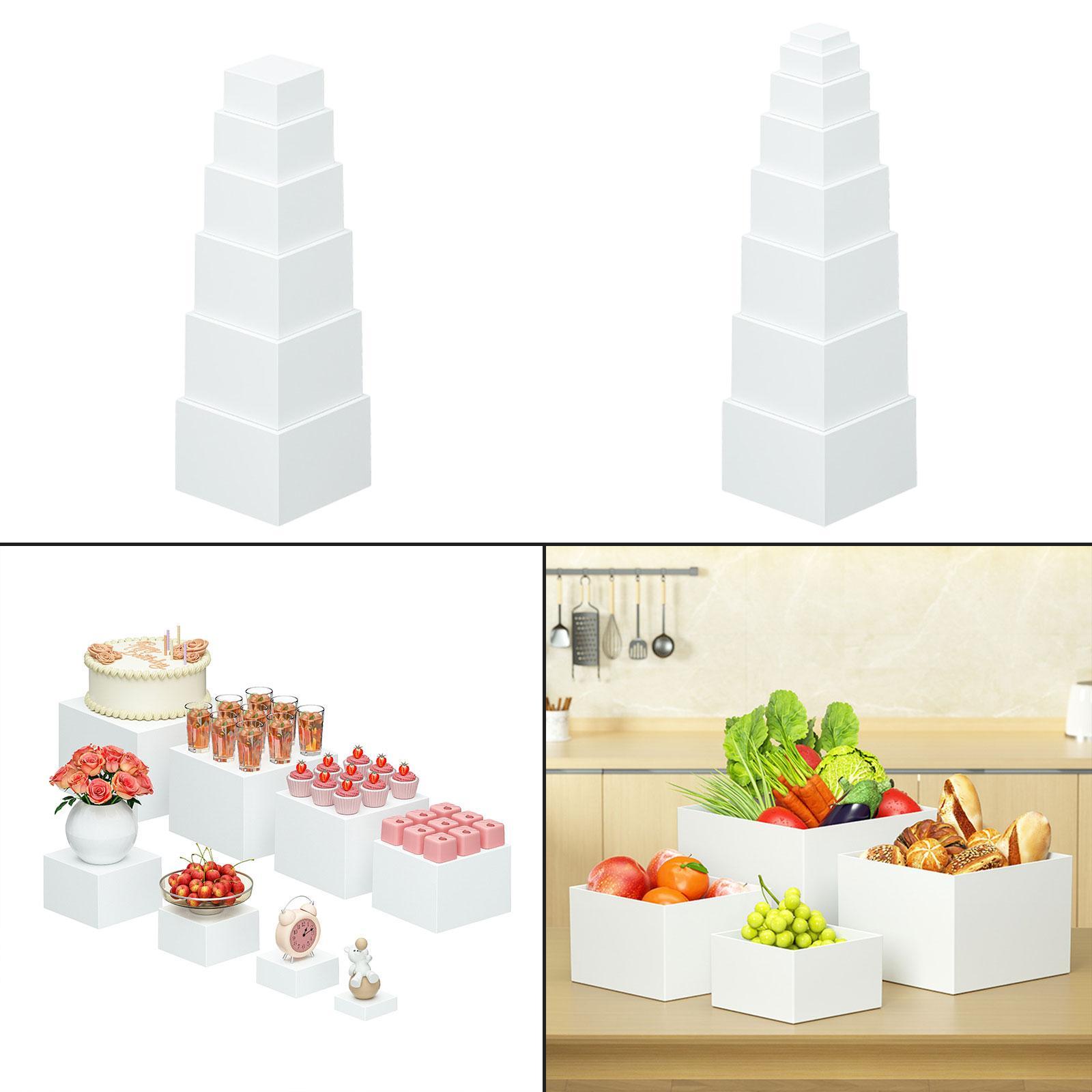 Stapelbare buffetverhogerset V - Display Risers Set recensie en prijs