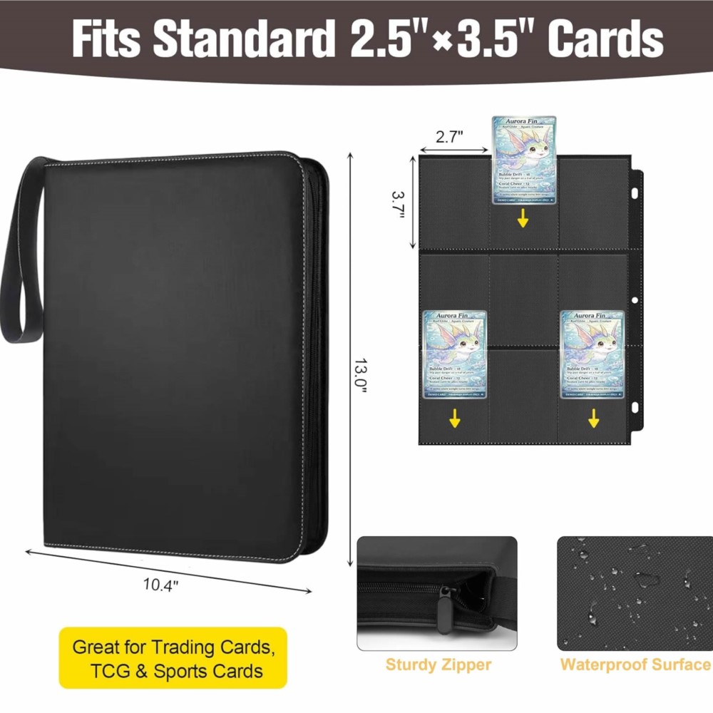 900 Zakjes Kaartenmap Album Me - Pokemon Binder Card recensie en prijs